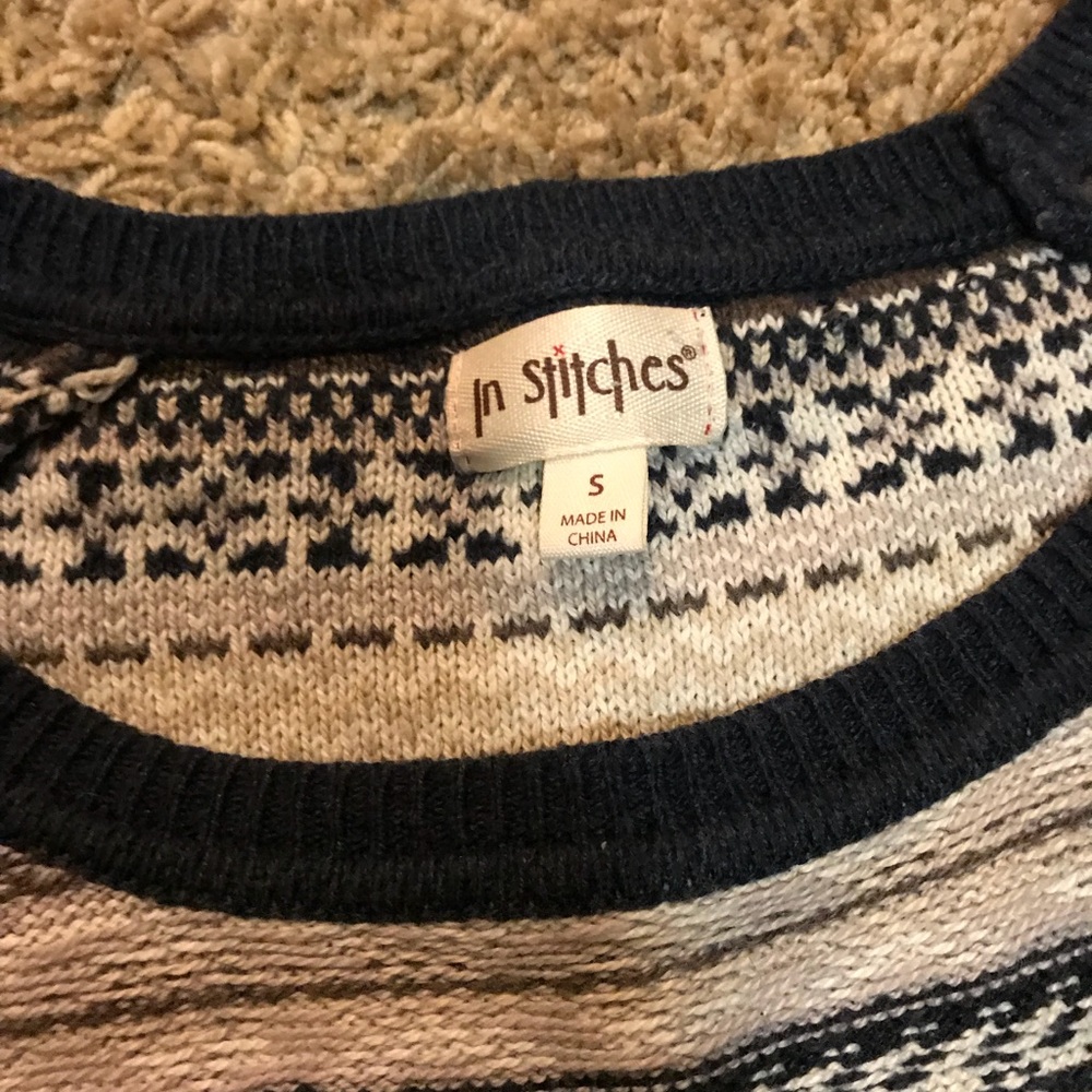 Pattern tight sweater - Picture 2 of 5